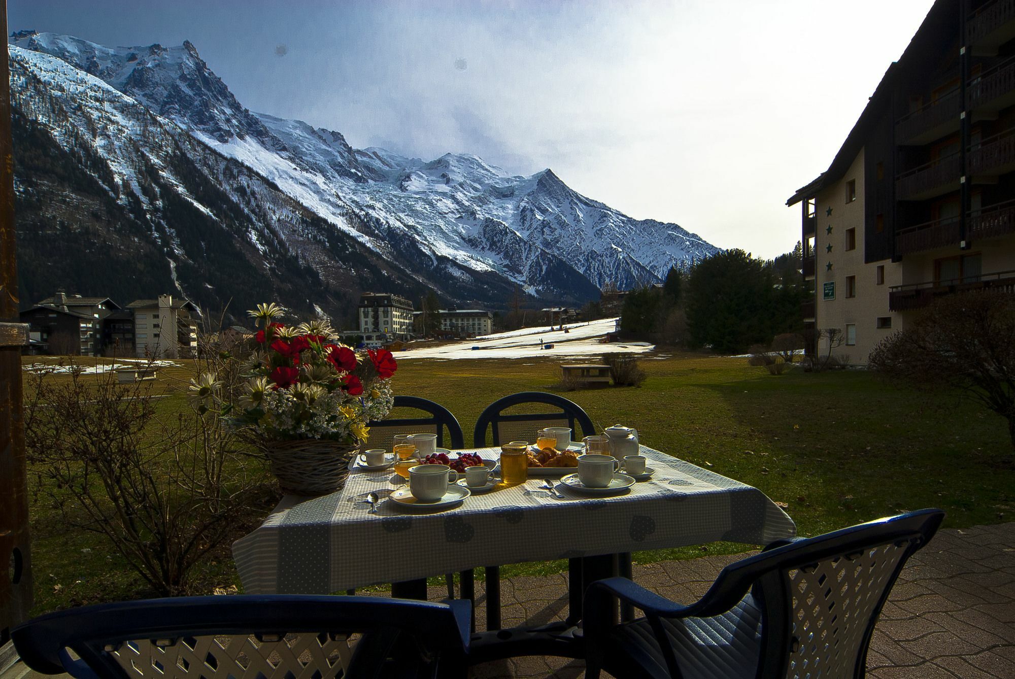 Front Ski Slope Chamonix Apartment Extérieur photo
