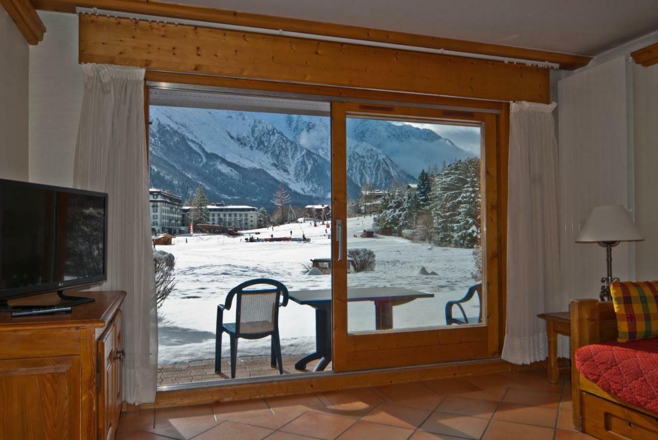 Front Ski Slope Chamonix Apartment Extérieur photo