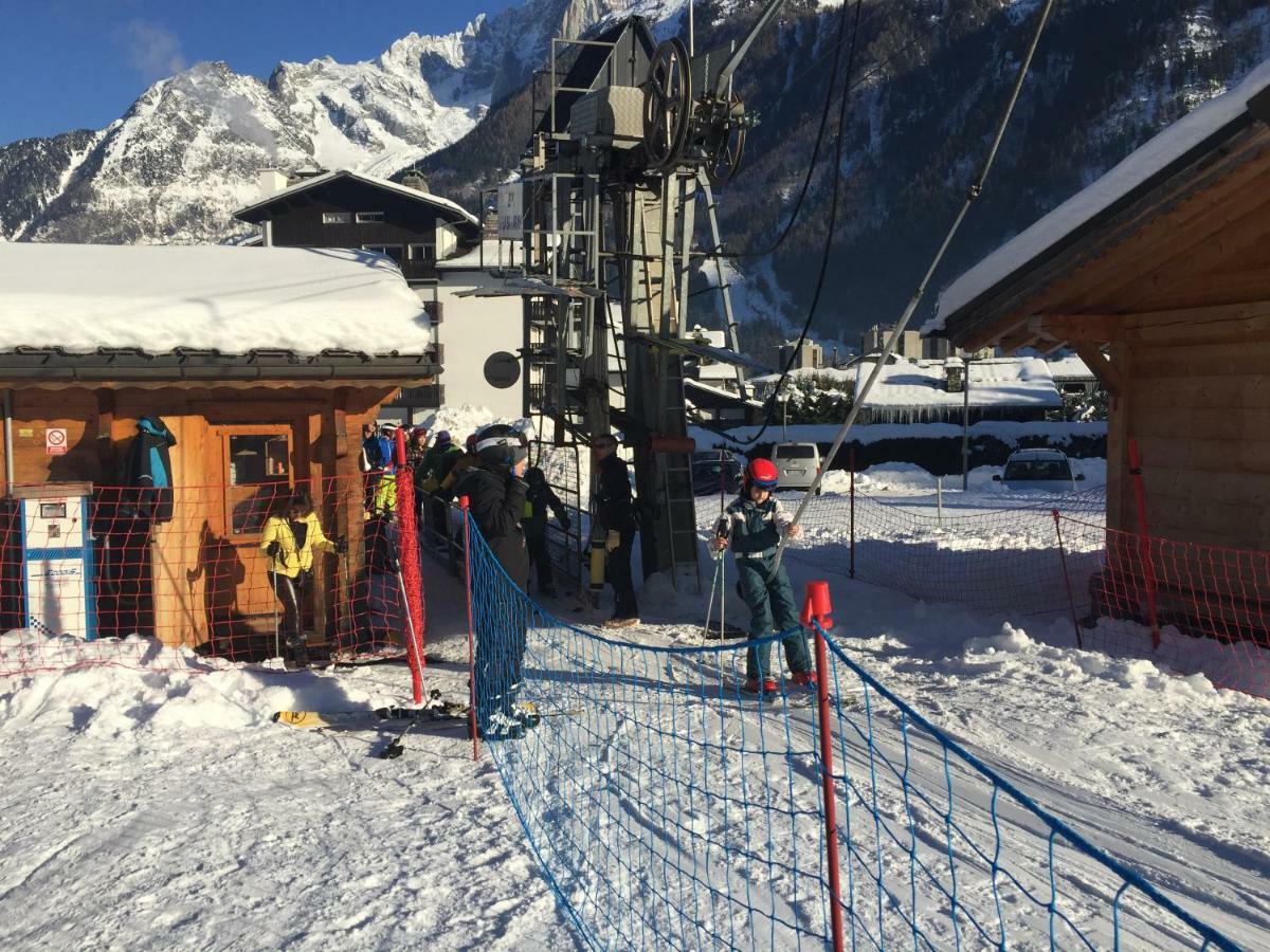 Front Ski Slope Chamonix Apartment Extérieur photo