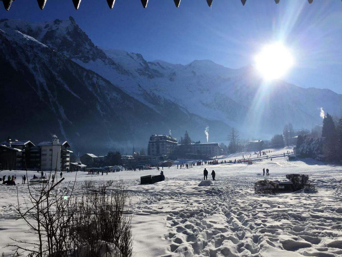 Front Ski Slope Chamonix Apartment Extérieur photo