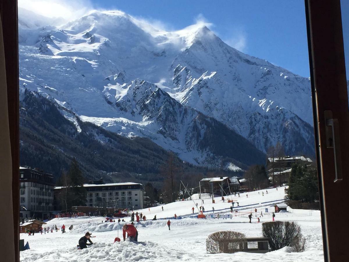 Front Ski Slope Chamonix Apartment Extérieur photo