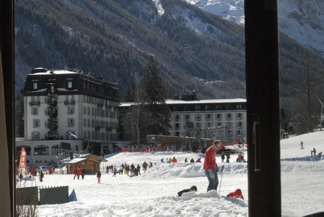 Front Ski Slope Chamonix Apartment Extérieur photo