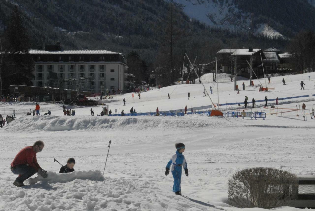 Front Ski Slope Chamonix Apartment Extérieur photo